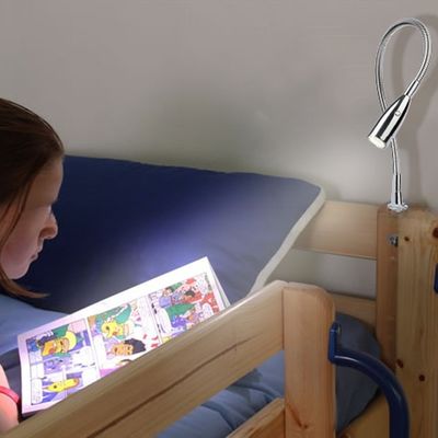 White Wall Mounted Led Flexible Reading Desk Light Book Reading Light for Night Reading
