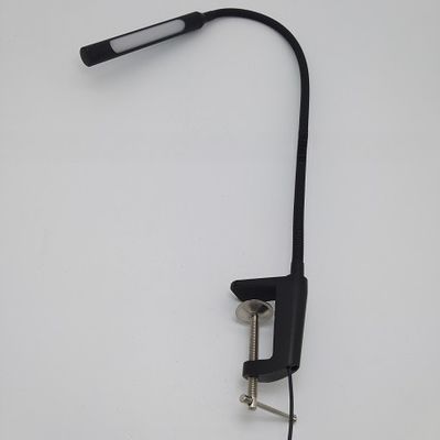 Hotel Project LED Touch Switch Reading Lamp CE Certified DC 12V Black Silver 0.35kg Indoor