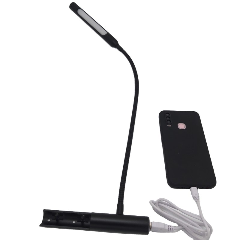 Neutral White LED Bedside Headboard Reading Lamp with USB Charging Port 60lm/w 4100K CCT