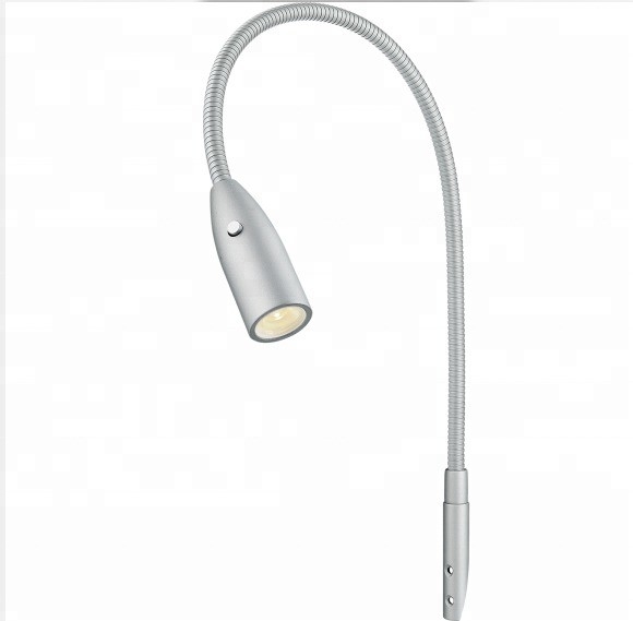 Caravan Bedroom LED Reading Light with Lightweight Design and Flexible Gooseneck